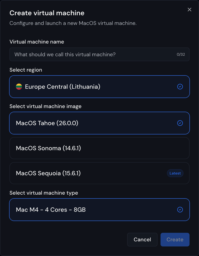 Getmac Download GetMac – Blazing fast macOS builds. Powered by M4