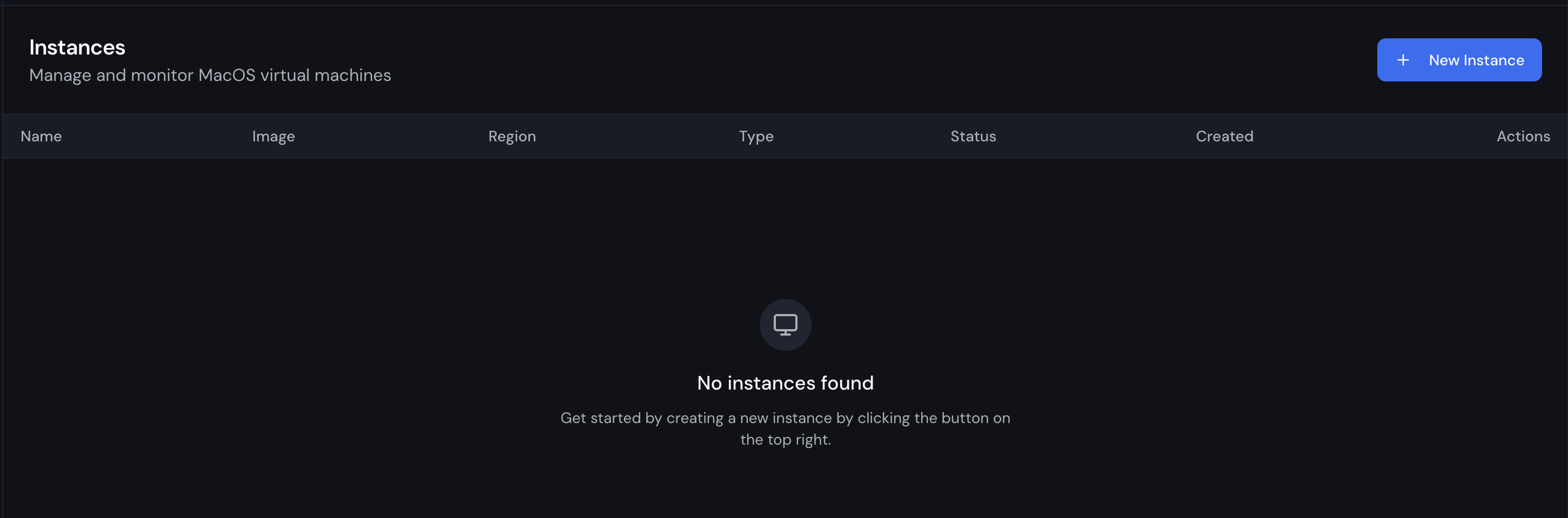 Instances Section