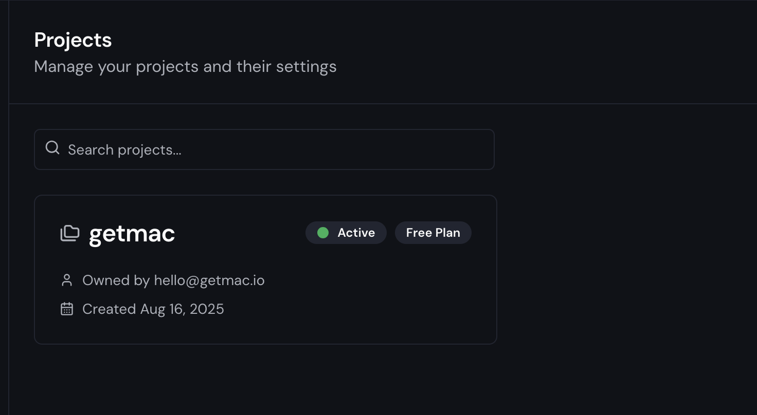 Project Created